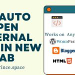 How to Stop All Internal Links From Opening in New Tab